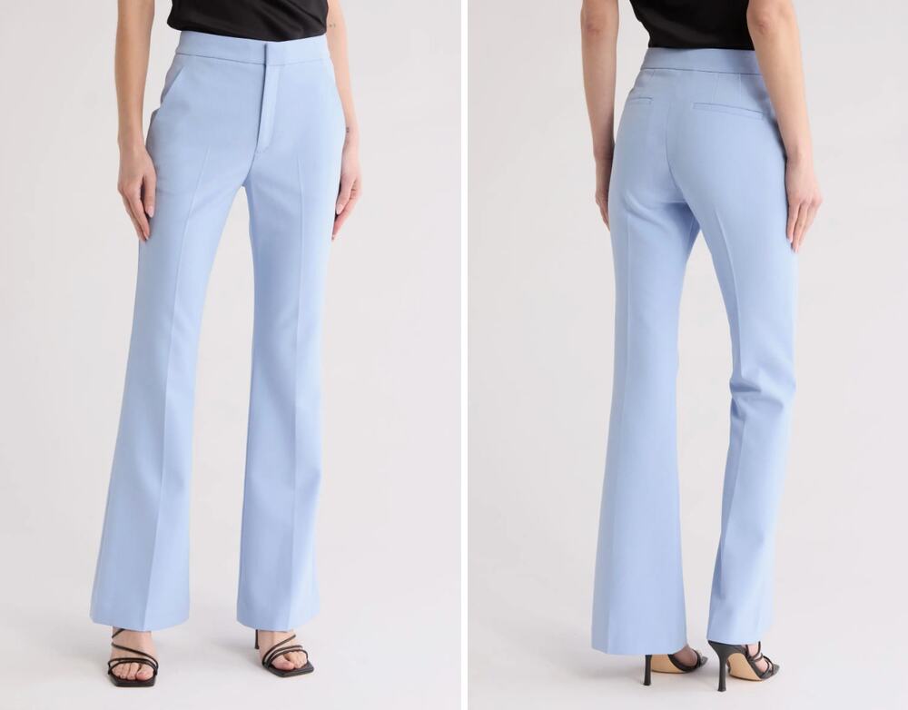 A.L.C. Sophie II Bootcut Dress Pants in Blue Size 12 Professional Tailored